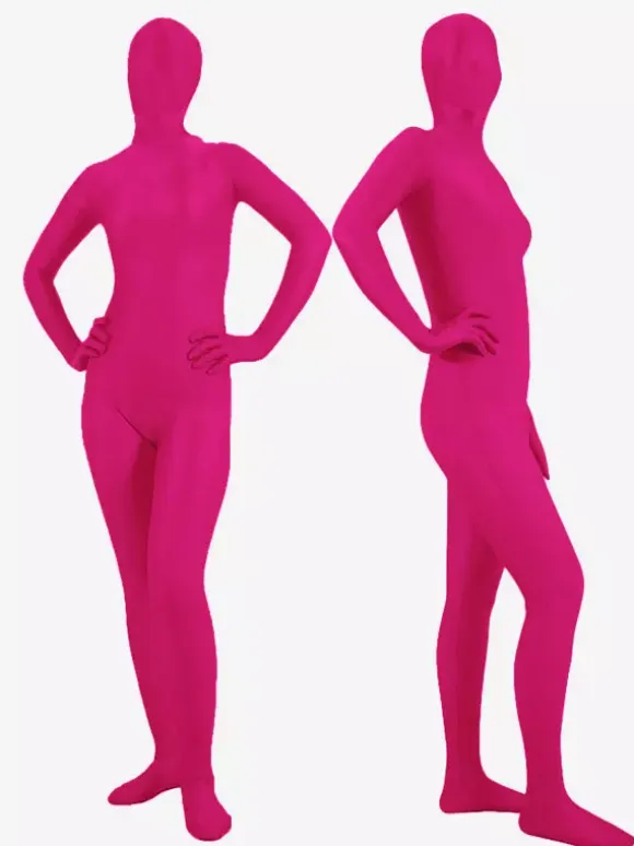 Morph Suit Unisex Fushcia Lycra Spandex Zentai Suit
