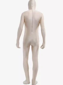 Morph Suit Unisex Milk White Lycra Spandex Zentai Suit