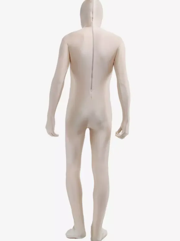 Morph Suit Unisex Milk White Lycra Spandex Zentai Suit