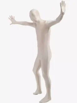 Morph Suit Unisex Milk White Lycra Spandex Zentai Suit