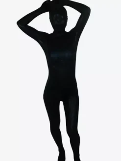 Morph Suit Black Lycra Spandex Zentai Suit