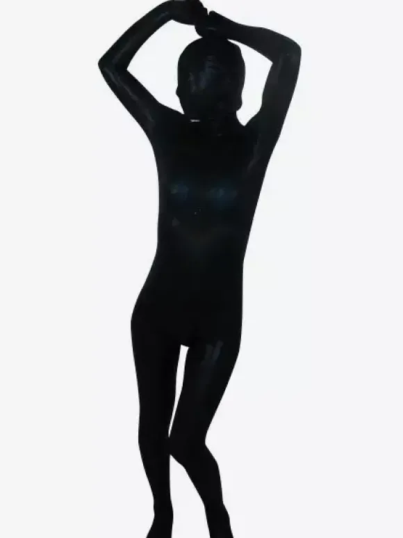 Morph Suit Black Lycra Spandex Zentai Suit