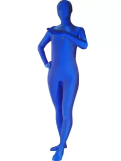 Morph Suit Blue Lycra Spandex Zentai Suit
