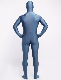 Morph Suit Blue Zentai Suit Full Body Lycra Spandex Bodysuit