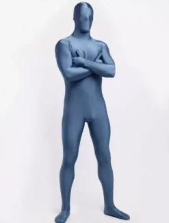 Morph Suit Blue Zentai Suit Full Body Lycra Spandex Bodysuit