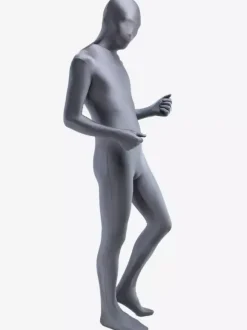 Morph Suit Classic Grey Zentai Suit Lycra Spandex Fabric Full Body Suit