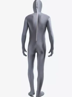 Morph Suit Classic Grey Zentai Suit Lycra Spandex Fabric Full Body Suit