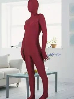 Morph Suit Dark Red Lycra Spandex Zentai Suit