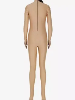 Morph Suit Fawn Nude Zentai Slim Fit Spandex Jumpsuit for Women