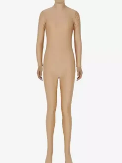 Morph Suit Fawn Nude Zentai Slim Fit Spandex Jumpsuit for Women