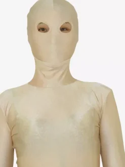Morph Suit Fleshcolor Bare-eyed Lycra Spandex Catsuit
