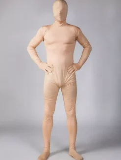 Morph Suit Fleshcolor Lycra Spandex Fabric Zentai Suit Unisex Full Body Suit