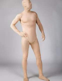 Morph Suit Fleshcolor Lycra Spandex Fabric Zentai Suit Unisex Full Body Suit