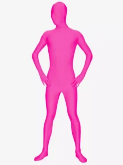 Morph Suit Fuchsia Lycra Spandex Fabric Zentai Suit Unisex Full Body Suit