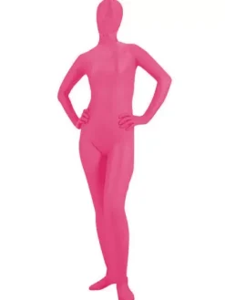 Morph Suit Fuchsia Lycra Spandex Fabric Zentai Suit Unisex Full Body Suit
