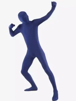 Morph Suit Navy Blue Lycra Spandex Fabric Zentai Suit Unisex Full Body Suit