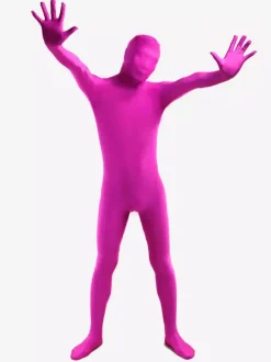 Morph Suit Purple Lycra Spandex Fabric Zentai Suit Unisex Full Body Suit