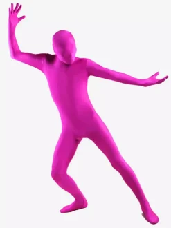 Morph Suit Purple Lycra Spandex Fabric Zentai Suit Unisex Full Body Suit