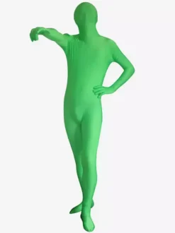 Morph Suit St Patricks Day Costume Spandex Zentai Lycra Green Full Bodysuits