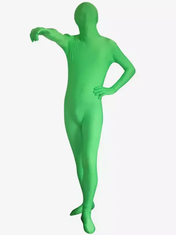 Morph Suit St Patricks Day Costume Spandex Zentai Lycra Green Full Bodysuits