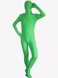 Morph Suit St Patricks Day Costume Spandex Zentai Lycra Green Full Bodysuits