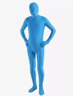 Morph Suit Unisex Blue Lycra Spandex Full Body Zentai Suit Morphsuits