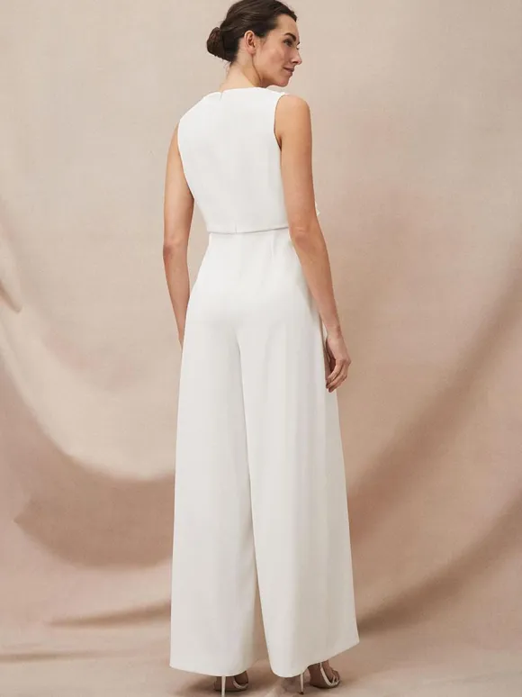 Mother Dress Jewel Neck 3/4 Length Sleeves A-Line Pleated Guest Dresses For Wedding Free Customization