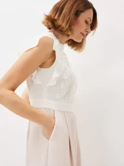 Mother Dress Jewel Neck Short Sleeves A-Line Lace Wedding Guest Dresses Free Customization