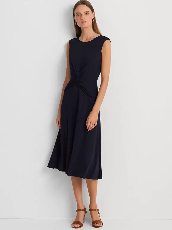 Mother Dress Jewel Neck Sleeveless Short Pleated Wedding Guest Dresses