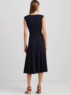 Mother Dress Jewel Neck Sleeveless Short Pleated Wedding Guest Dresses