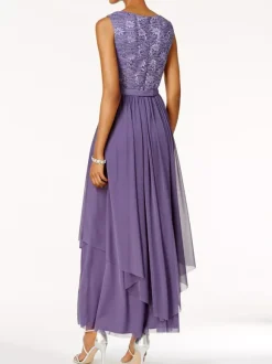Mother Of The Bride Dress 2 Pieces A Line Lace Ankle Length Wedding Guest Dresses Free Customization