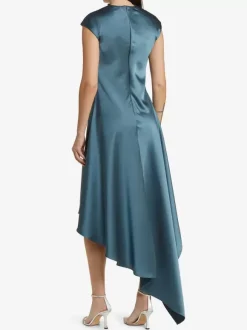 Mother Dress High Collar Sleeveless A-Line Pleated Knee-Length Guest Dresses For Wedding