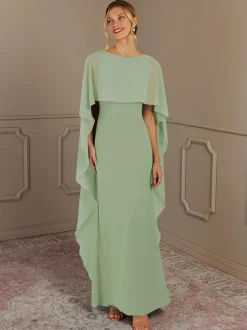 Mother Dress Jewel Neck Sleeveless A-Line Wedding Guest Dresses