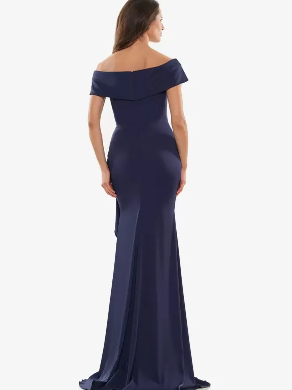 Mother Dress Off-The-Shoulder Sleeveless Mermaid Applique Floor-Length Wedding Guest Dresses