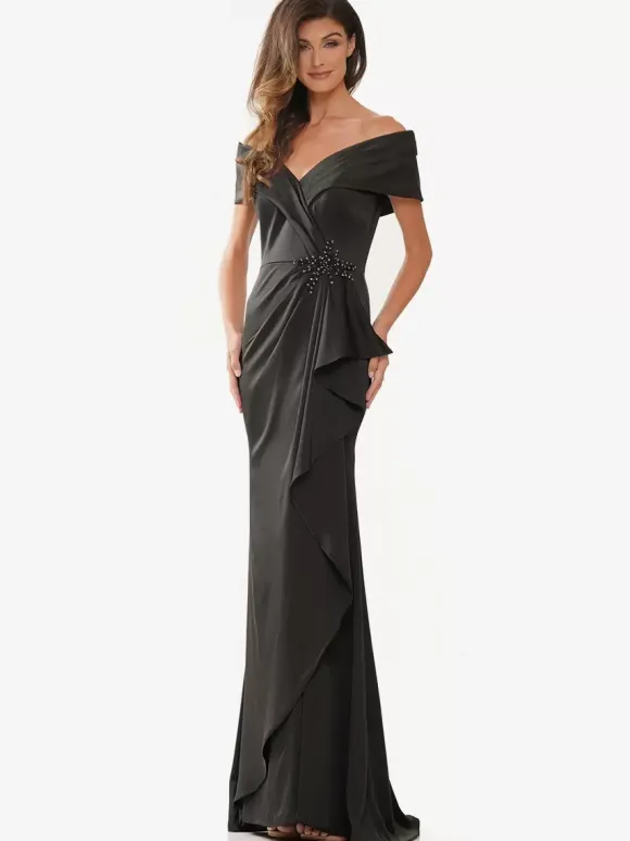 Mother Dress Off-The-Shoulder Sleeveless Mermaid Applique Floor-Length Wedding Guest Dresses