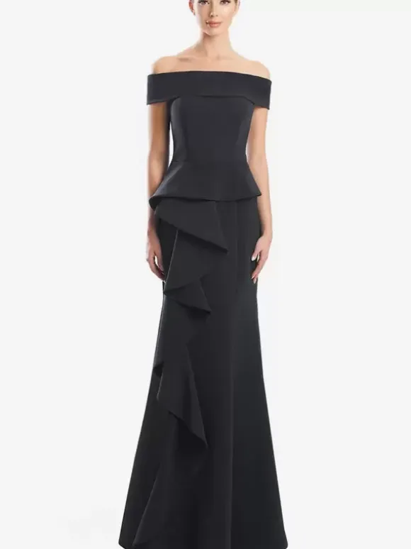 Mother Dress Off-The-Shoulder Sleeveless Mermaid Ruffles Wedding Guest Dresses