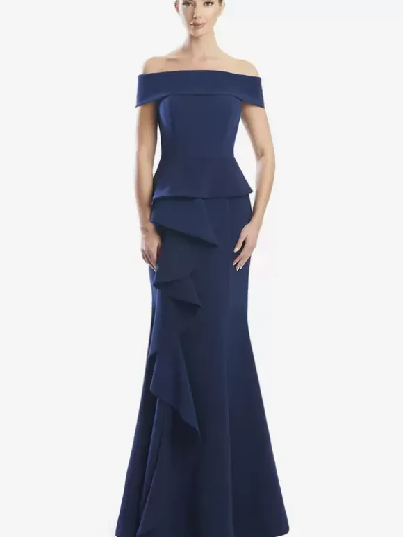 Mother Dress Off-The-Shoulder Sleeveless Mermaid Ruffles Wedding Guest Dresses