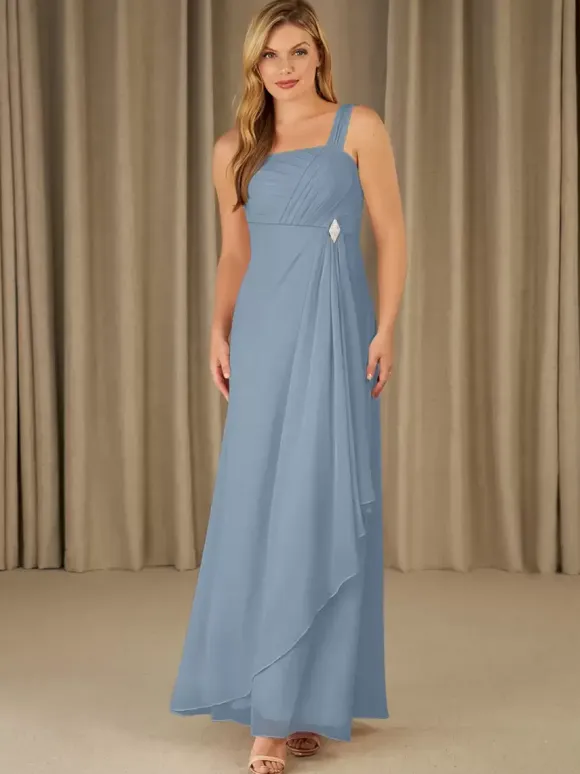 Mother Dress Square Neck Half Sleeves Two-piece Applique Guest Dresses For Wedding