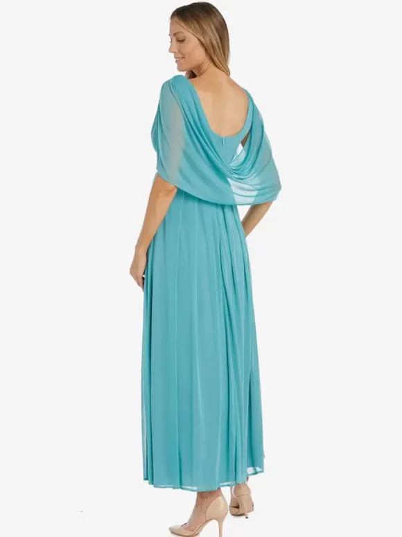 Mother Dress V-Neck Sleeveless A-Line Sash Wedding Guest Dresses