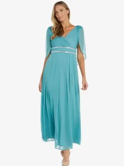 Mother Dress V-Neck Sleeveless A-Line Sash Wedding Guest Dresses
