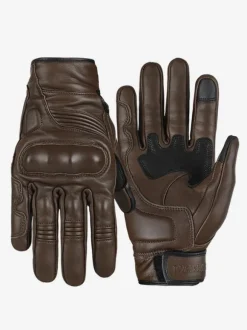 Motorcycle riding genuine leather touch screen men's racing biking climbing hiking gloves