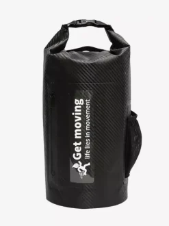 Multi-Color Waterproof Roll Top Dry Backpack With Front Zipper Pocket