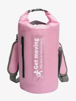 Multi-Color Waterproof Roll Top Dry Backpack With Front Zipper Pocket