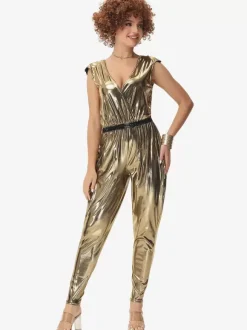 Music festival retro 70s disco costumes couple's disco stage performance costumes