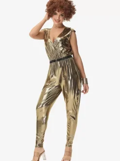 Music festival retro 70s disco costumes couple's disco stage performance costumes