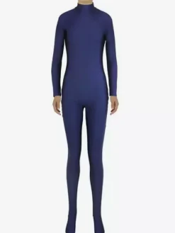 Navy Blue Morph Suit Adults Bodysuit Lycra Spandex Catsuit for Women
