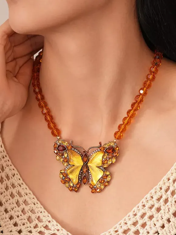 Necklace 18-24 Inches Vintage Butterfly Link Chain Alloy Daily Casual Adult's Girl's Jewelry