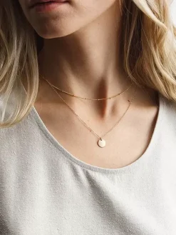 Necklace Layered Ring Beaded Details Chic Women Necklace