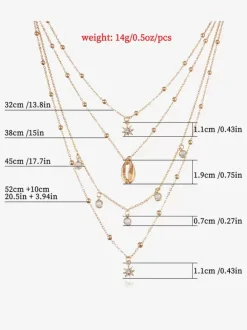 Necklace Metal Holiday Teen Girl's Women's Jewelry