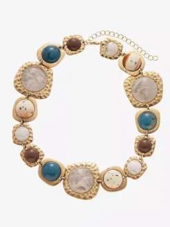Necklace Synthetic Resin 16 Inches & Under Vintage Geometric Alloy Daily Casual Adult's Girl's Jewelry